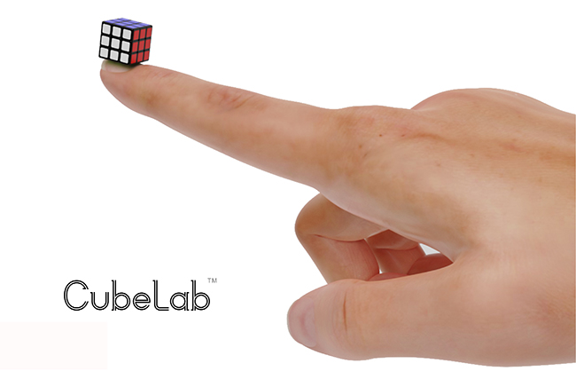 CubeLab 1cm Tiny 3x3x3 Magic Cube Cherry Pollen